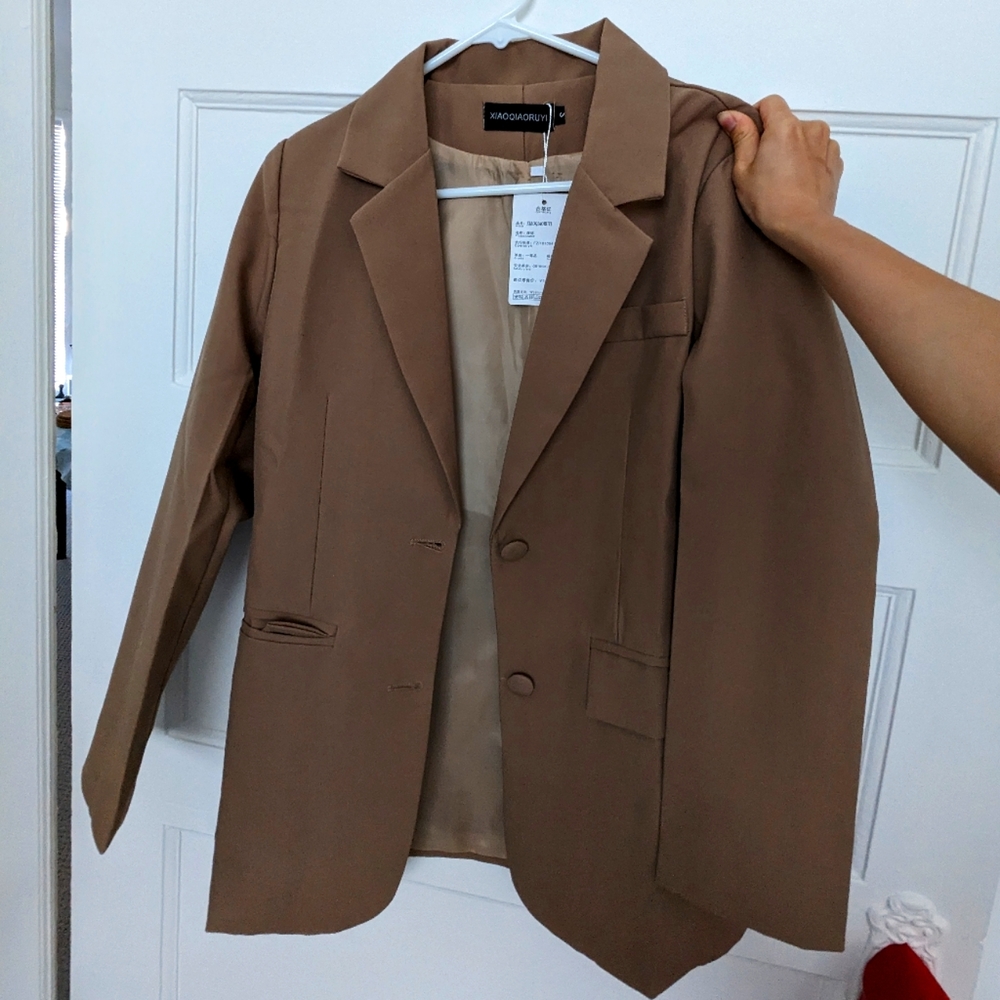 Brown blazer